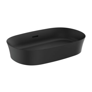 Lavoar pe blat Ideal Standard Atelier Ipalyss 60 cm negru mat cu preaplin
