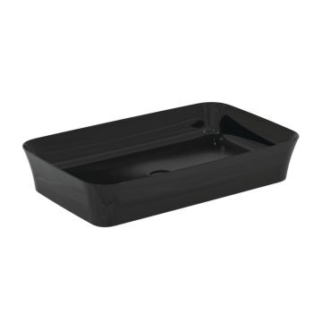 Lavoar pe blat Ideal Standard Atelier Ipalyss 65 cm negru lucios