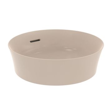 Lavoar pe blat Ideal Standard Atelier Ipalyss Mink 40 cm bej cu preaplin