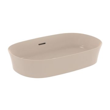Lavoar pe blat Ideal Standard Atelier Ipalyss Mink 60 cm bej cu preaplin