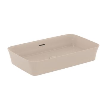Lavoar pe blat Ideal Standard Atelier Ipalyss Mink 65 cm bej cu preaplin