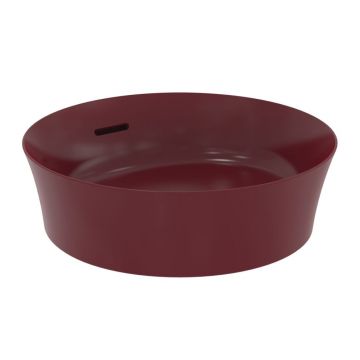 Lavoar pe blat Ideal Standard Atelier Ipalyss Pomegranate 40 cm rosu bordo cu preaplin