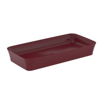 Lavoar pe blat Ideal Standard Atelier Ipalyss Pomegranate 80 cm rosu bordo