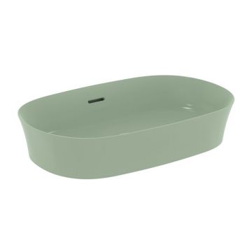 Lavoar pe blat Ideal Standard Atelier Ipalyss Sage 60 cm verde cu preaplin