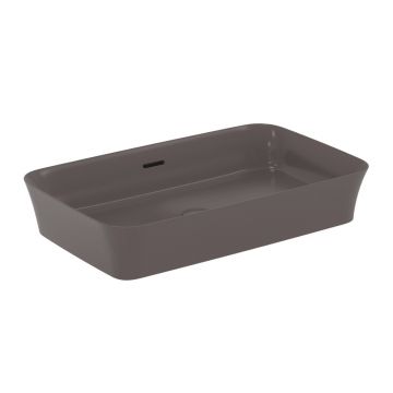 Lavoar pe blat Ideal Standard Atelier Ipalyss Slate Grey 65 cm gri cu preaplin