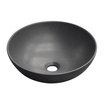 Lavoar pe blat Invena Dokos 40 cm negru mat CE-19-004-C