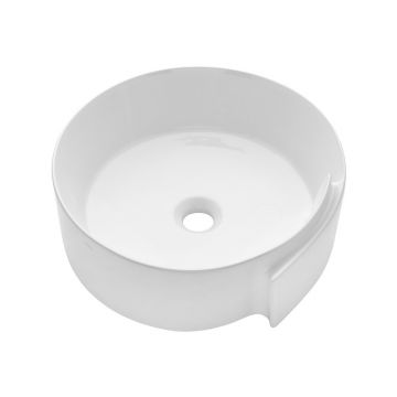 Lavoar pe blat Invena Hora 43 cm alb