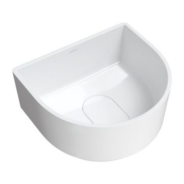 Lavoar pe blat Omnires Cadence M+ alb 42 cm