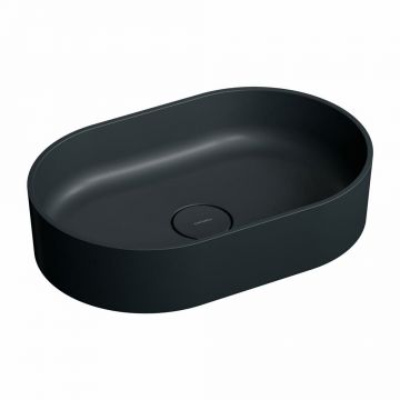 Lavoar pe blat Omnires Ovo M+ negru/lava