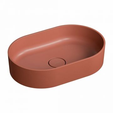 Lavoar pe blat Omnires Ovo M+ teracota