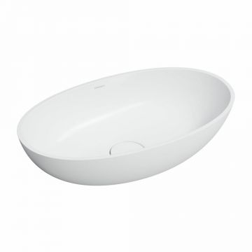Lavoar pe blat Omnires Shell M+ alb mat