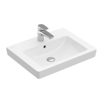Lavoar pe mobilier Villeroy&Boch Subway 2.0 alb lucios 55 cm