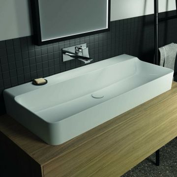 Lavoar suspendat Ideal Standard Atelier Conca 100 cm alb lucios