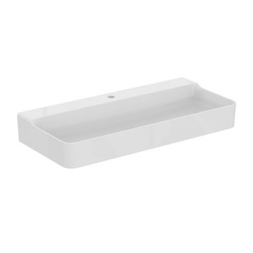 Lavoar suspendat Ideal Standard Atelier Conca 100 cm alb lucios cu orificiu baterie
