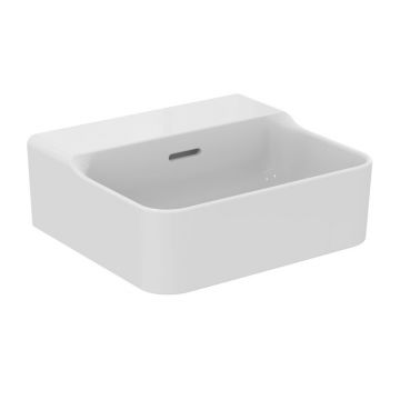 Lavoar suspendat Ideal Standard Atelier Conca 40 cm alb lucios cu preaplin