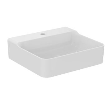 Lavoar suspendat Ideal Standard Atelier Conca 50 cm alb lucios cu orificiu baterie