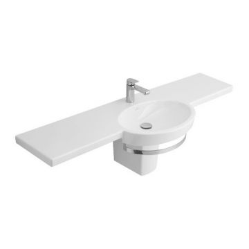 Lavoar suspendat Villeroy&Boch Variable alb lucios cu blat 180 cm