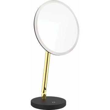 Oglinda cu iluminare LED Deante Silia auriu