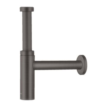 Sifon estetic pentru lavoar Hansgrohe Flowstar S negru - crom periat