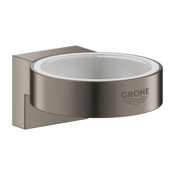 Suport Grohe Selection pentru pahar sau dozator sapun antracit periat Hard Graphite