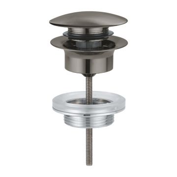 Ventil lavoar Push-Open Grohe Selection antracit periat Hard Graphite