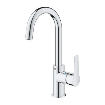 Baterie lavoar Grohe Start cu pipa pivotanta crom lucios