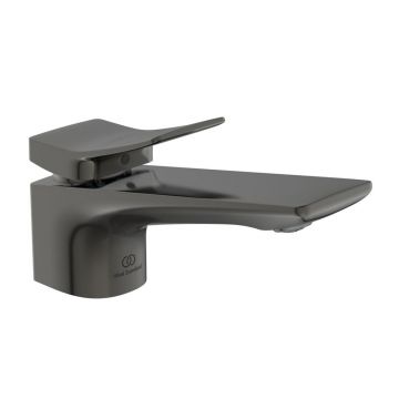Baterie lavoar Ideal Standard Atelier Conca gri Magnetic Grey cu ventil Pop-Up