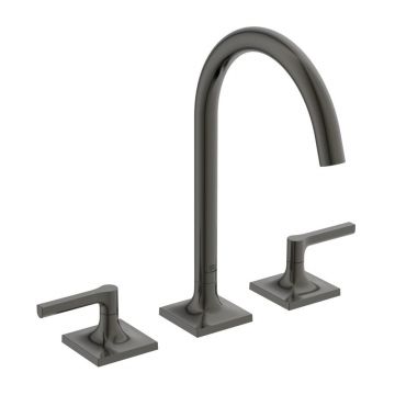Baterie lavoar Ideal Standard Atelier Joy Neo gri Magnetic Grey dubla comanda maner tip levier