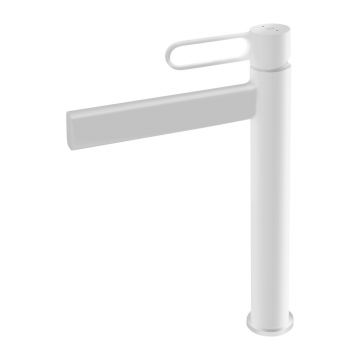 Baterie lavoar inalta FDesign Zaffiro monocomanda alb mat