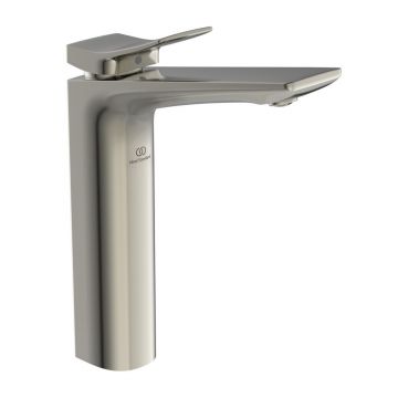 Baterie lavoar inalta Ideal Standard Atelier Conca argintiu Silver Storm