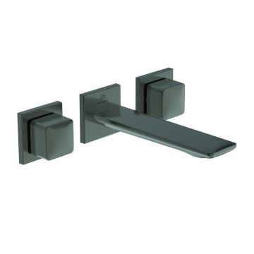 Baterie lavoar incastrata Ideal Standard Atelier Conca 180 gri Magnetic Grey cu corp ingropat