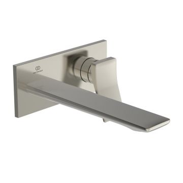 Baterie lavoar incastrata Ideal Standard Atelier Conca 220 argintiu Silver Storm fara corp ingropat