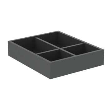 Cutie de depozitare Ideal Standard Atelier Conca antracit mat 20 cm