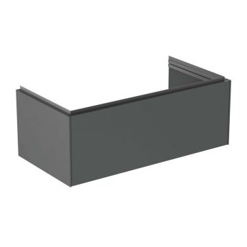 Dulap baza suspendat Ideal Standard Atelier Conca 1 sertar antracit mat 100 cm