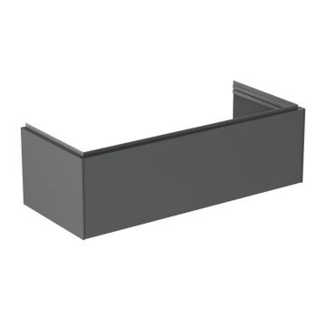 Dulap baza suspendat Ideal Standard Atelier Conca 1 sertar antracit mat 120 cm