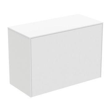 Dulap baza suspendat Ideal Standard Atelier Conca 1 sertar cu blat 80 cm alb mat