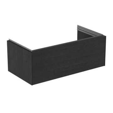 Dulap baza suspendat Ideal Standard Atelier Conca 1 sertar finisaj stejar inchis 100 cm