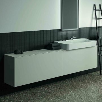 Dulap baza suspendat Ideal Standard Atelier Conca 2 sertare 240 cm alb mat