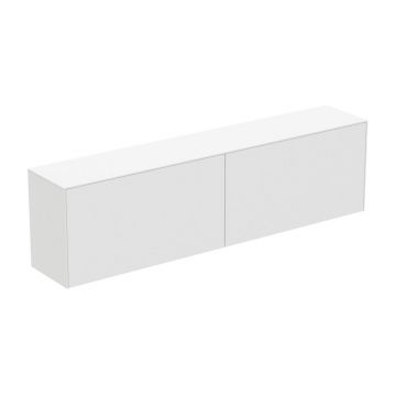 Dulap baza suspendat Ideal Standard Atelier Conca 2 sertare cu blat 200 cm alb mat