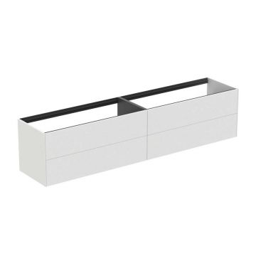 Dulap baza suspendat Ideal Standard Atelier Conca alb mat 4 sertare 240 cm