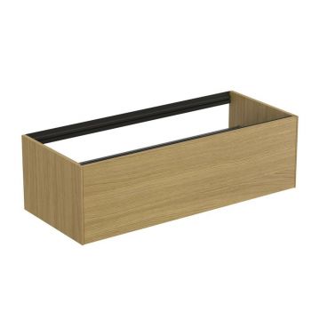 Dulap baza suspendat Ideal Standard Atelier Conca finisaj stejar deschis 1 sertar 120 cm