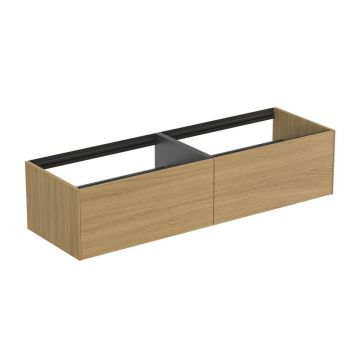 Dulap baza suspendat Ideal Standard Atelier Conca finisaj stejar deschis 2 sertare 160 cm