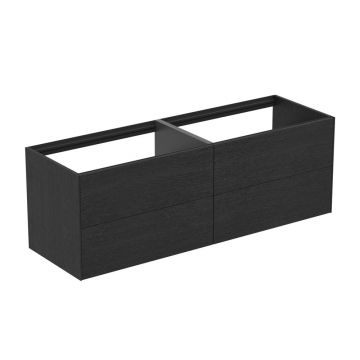 Dulap baza suspendat Ideal Standard Atelier Conca finisaj stejar inchis 4 sertare 160 cm