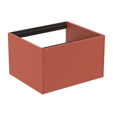 Dulap baza suspendat Ideal Standard Atelier Conca rosu - oranj mat 1 sertar 60 cm
