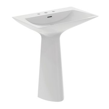 Lavoar freestanding Ideal Standard Atelier Tipo-Z alb mat 74 cm cu 3 orificii baterie