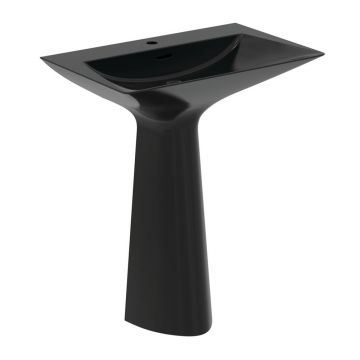 Lavoar freestanding Ideal Standard Atelier Tipo-Z negru lucios 74 cm