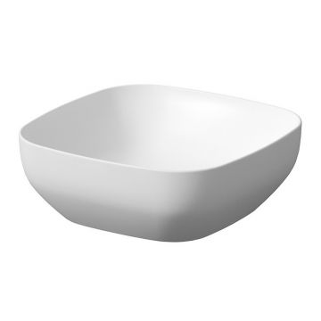 Lavoar pe blat Cersanit Larga alb mat 38 cm