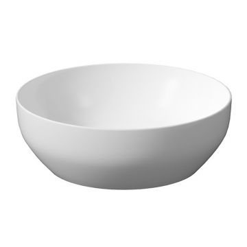 Lavoar pe blat Cersanit Larga alb mat 40 cm
