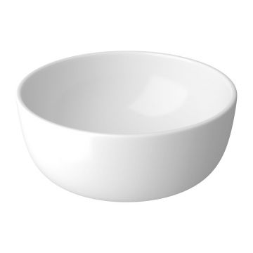 Lavoar pe blat Cersanit Moduo rotund alb lucios 40 cm