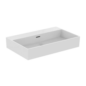 Lavoar pe blat Ideal Standard Atelier Extra alb lucios 70 cm cu orificiu preaplin